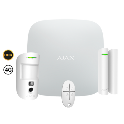 Kit de alarme profissional (AJ-STARTERKIT-CAM-HDR-4G-W)