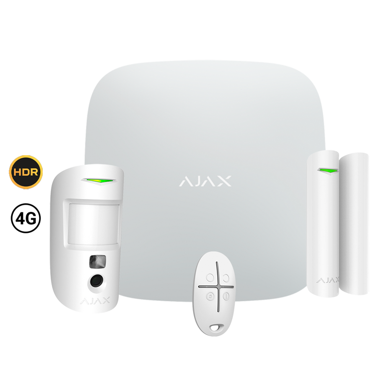 Kit de alarme profissional (AJ-STARTERKIT-CAM-HDR-4G-W)