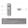 Campainha 4 MP com IA integrada (AJ-DOORBELL-4-GRA)