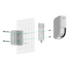 Detetor PIR de tipo cortina para exterior (AJ-CURTAINOUTDOOR-W)